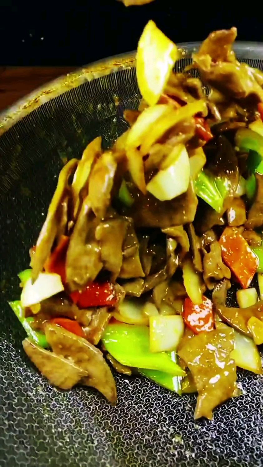 美食分享溜肝尖的做法