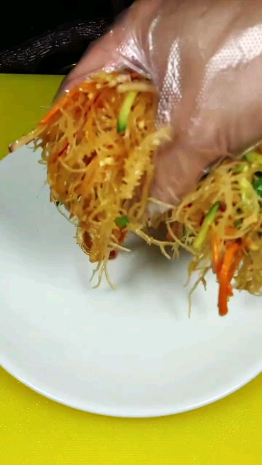 美食分享凉拌龙须菜