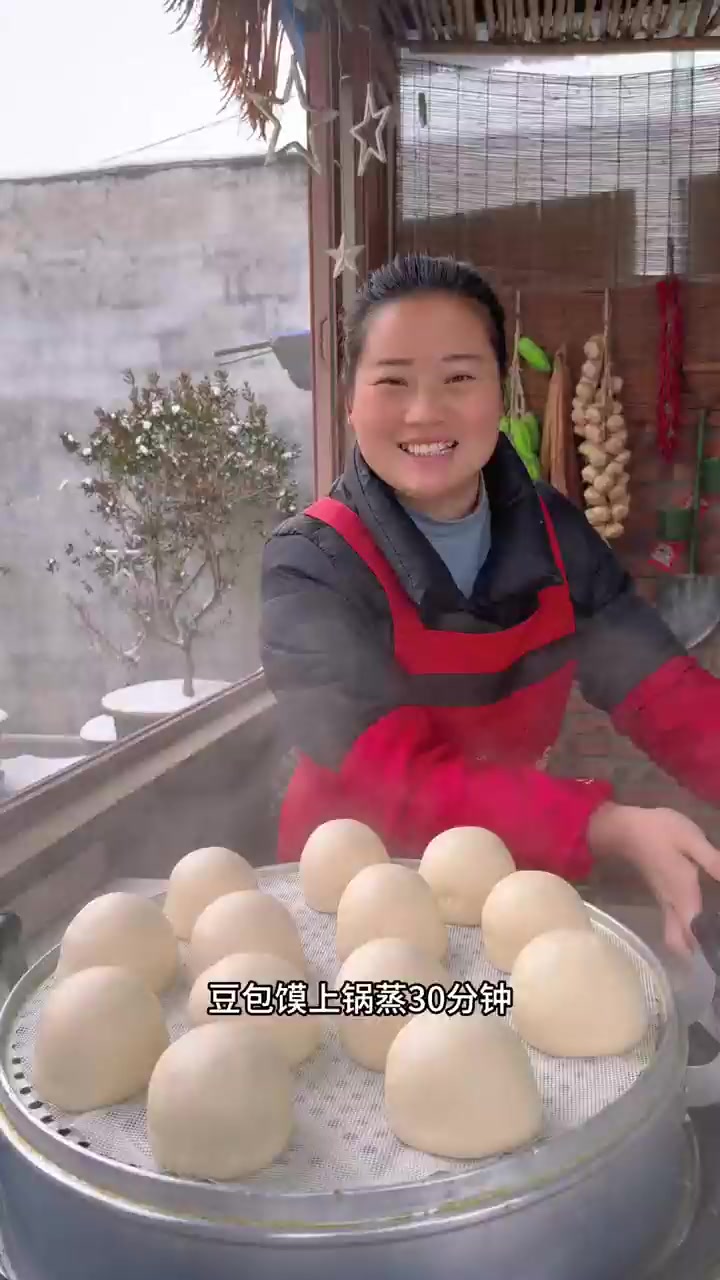 一口找回童年的秘制豆沙包！