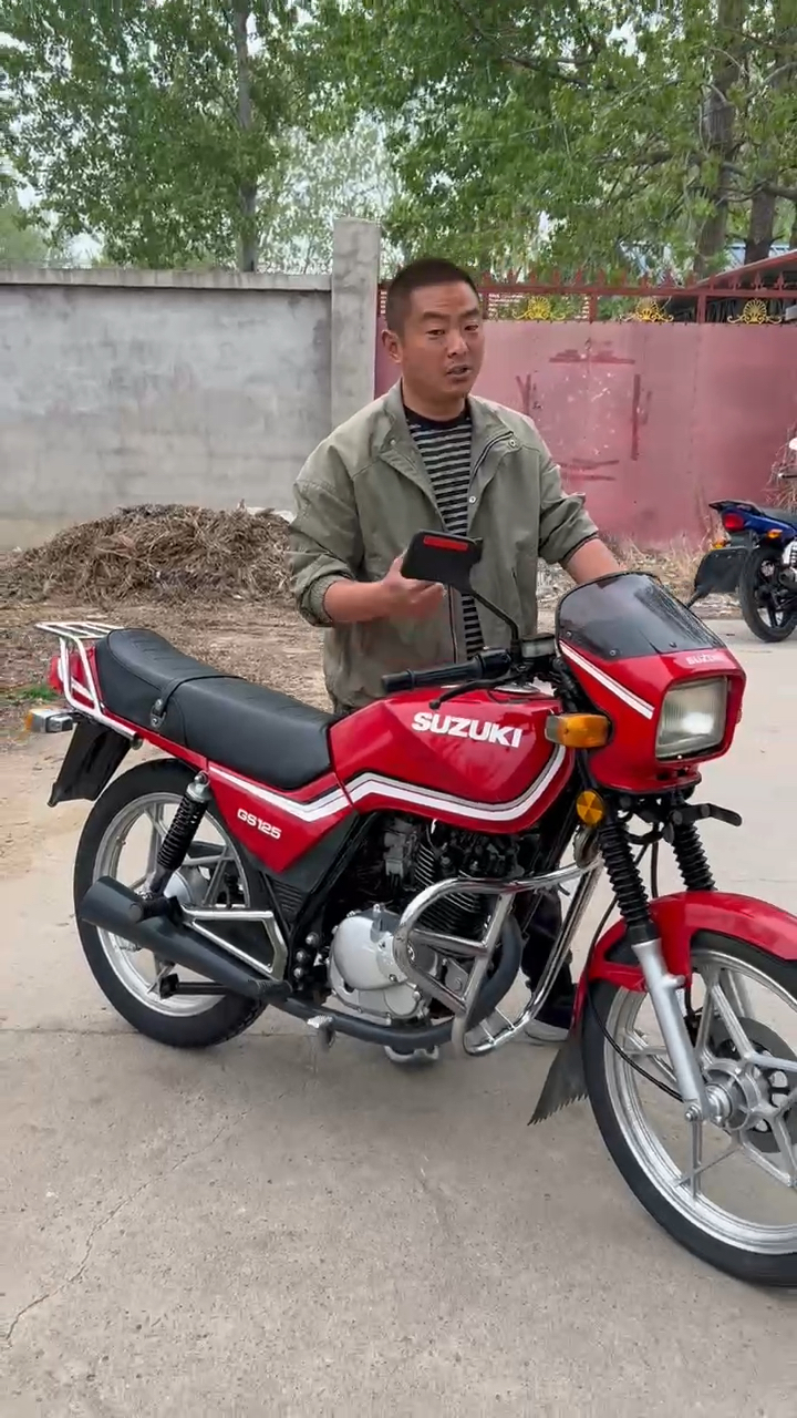 一代经典纯进口铃木王GS125原汁原味