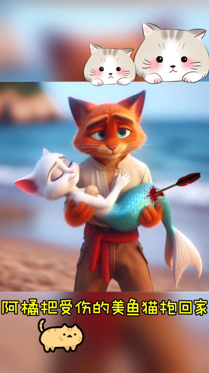 阿橘为了救美猫鱼失去了生命