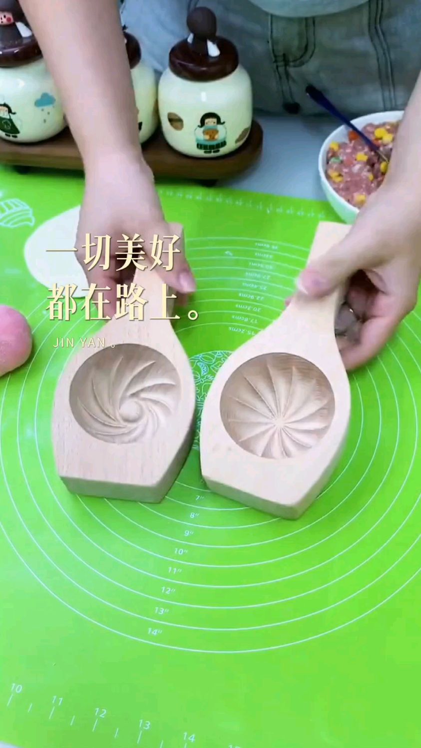 厨房家用手工面点包包子模具花样馒头烘焙木质面食小笼包立体模具