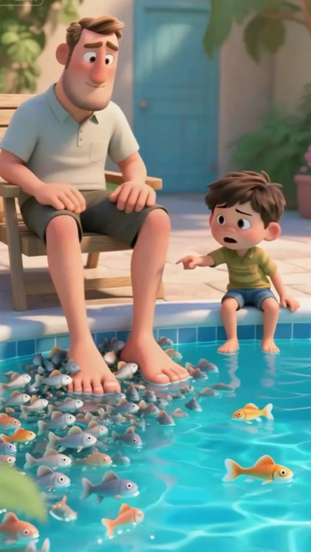 小鱼为什么不亲我的脚?