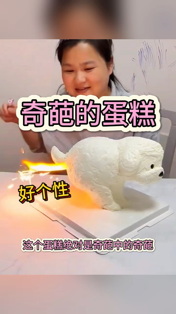 奇葩的蛋糕,好个性