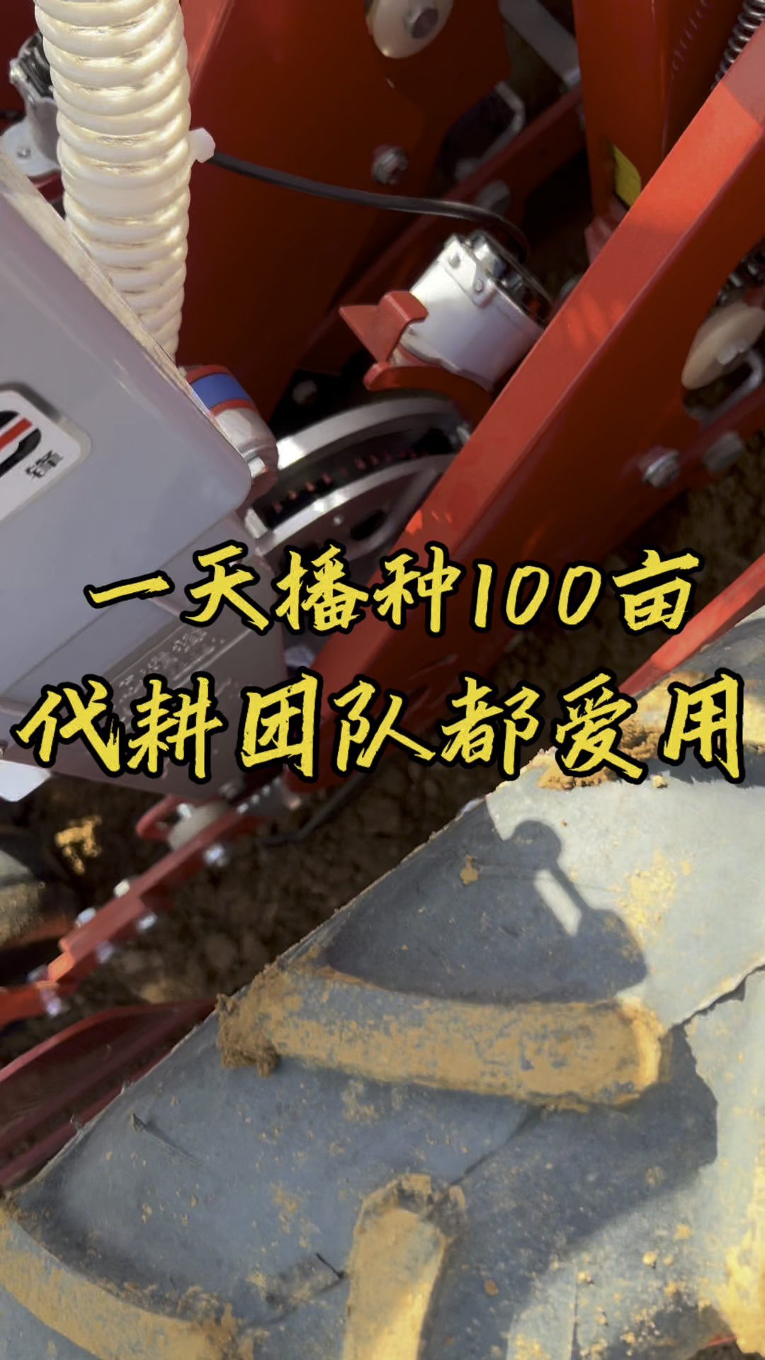 一天播种100亩，代耕团队都爱用#菠菜播种机#香菜播种机
