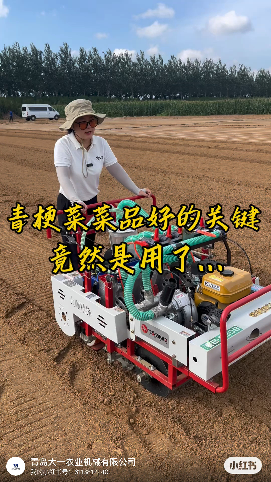 青梗菜菜品好的关键,竟然是用了#青梗菜播种机#上海青播种机