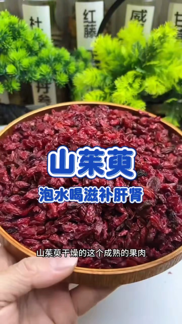 山茱萸 泡水喝滋补肝肾 记得收藏哦