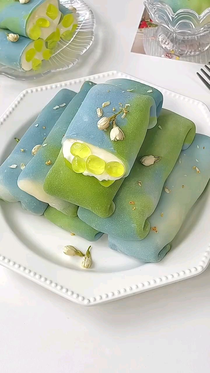 只要有糯米粉就能做的六种糯叽叽糕点,最后一道绝了