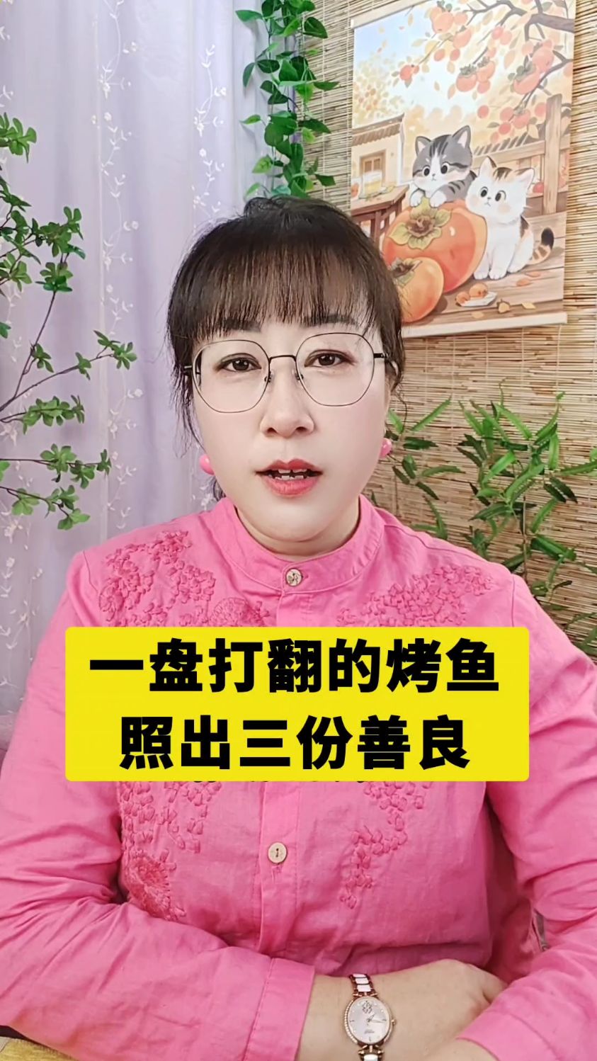 一盘打翻的烤鱼照出三份善良