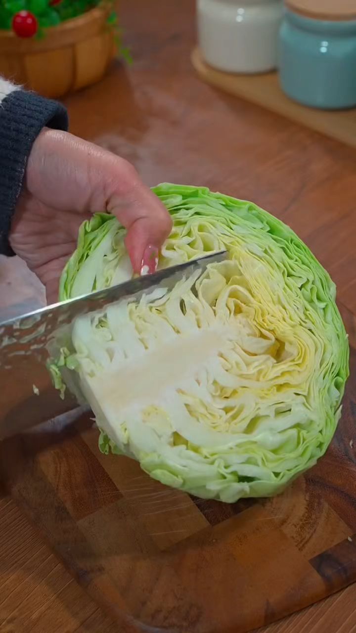 酸辣包菜这样做法太好吃了