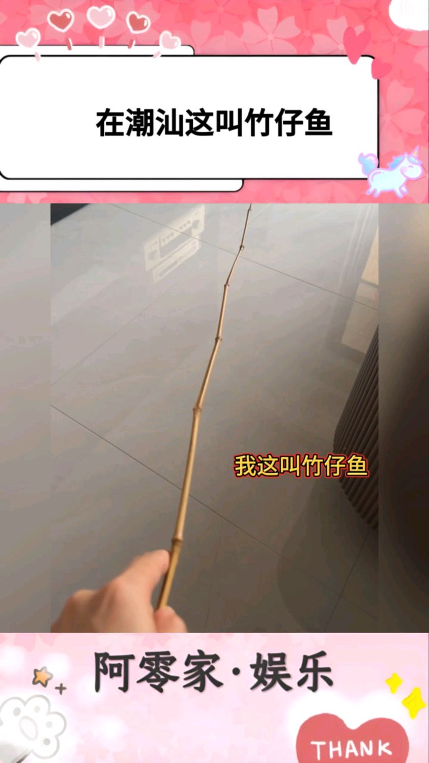 在潮汕这叫竹仔鱼