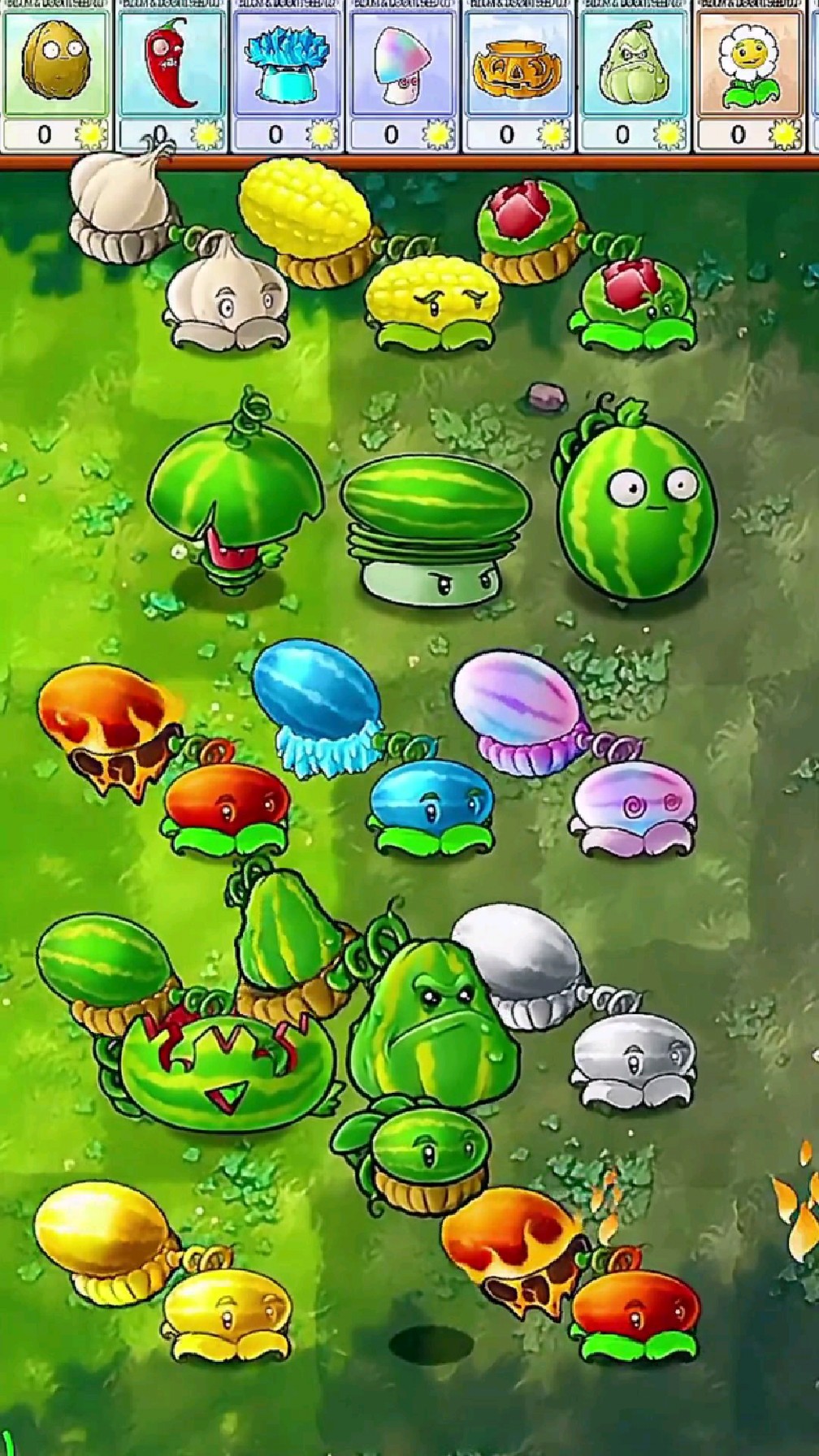 植物大战僵尸：融合版西瓜投手家族