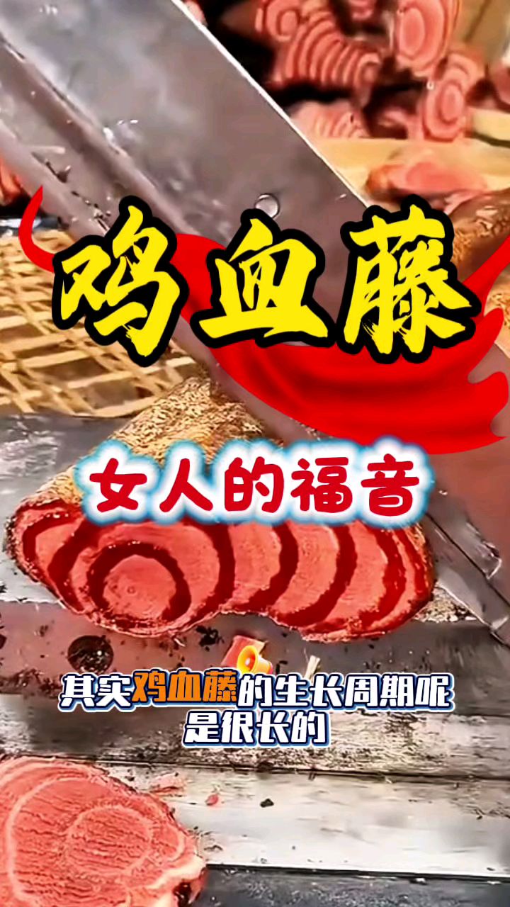 鸡血藤是女人的福音