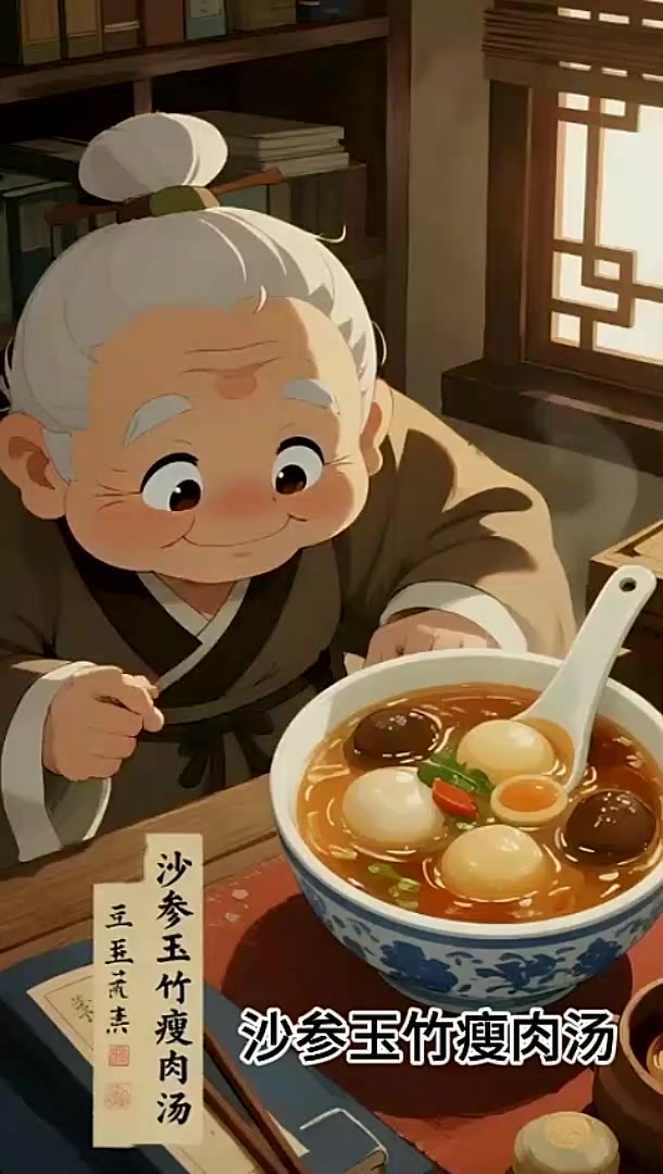 秋天的“第一碗汤”，沙参玉竹瘦肉汤——润燥天花板，从内润到外