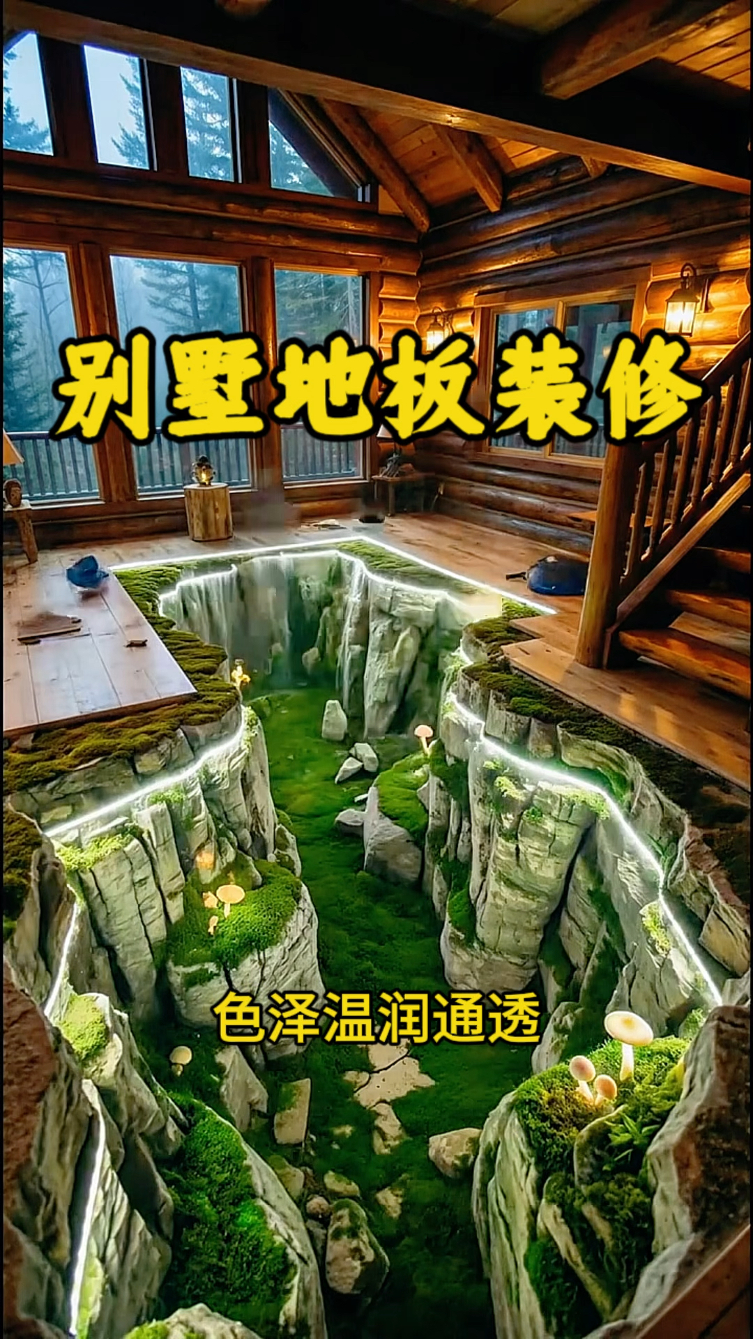 别墅地板装修,装修完的效果太惊人了