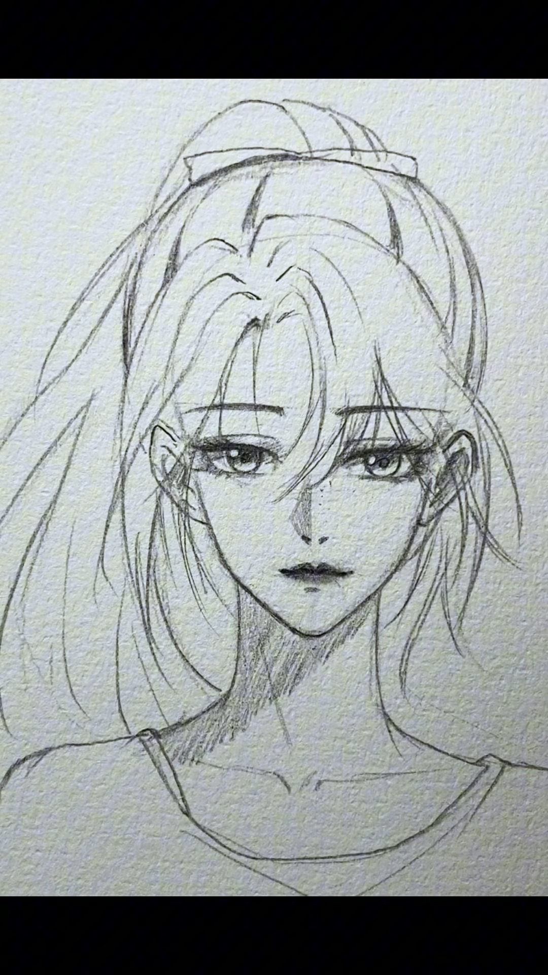 动漫女生的画法教程