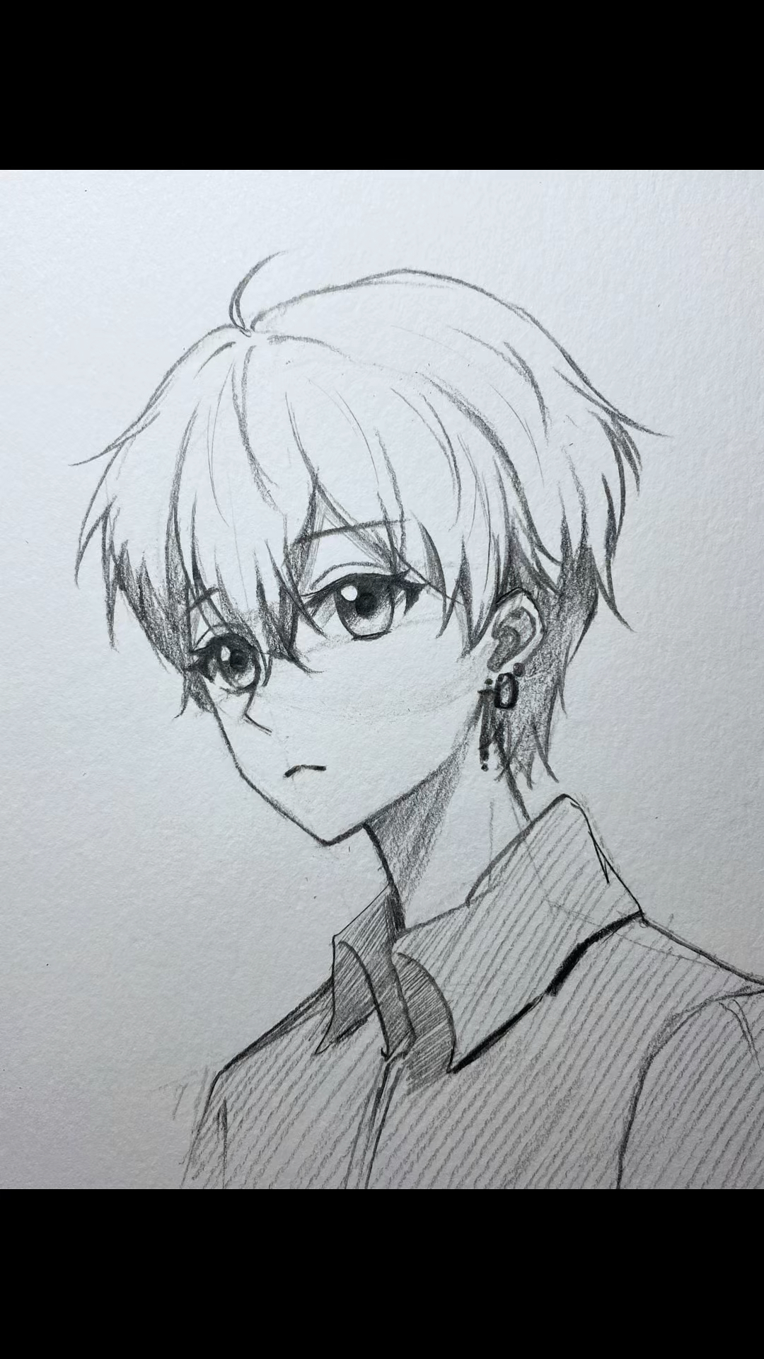动漫男生的画法教程