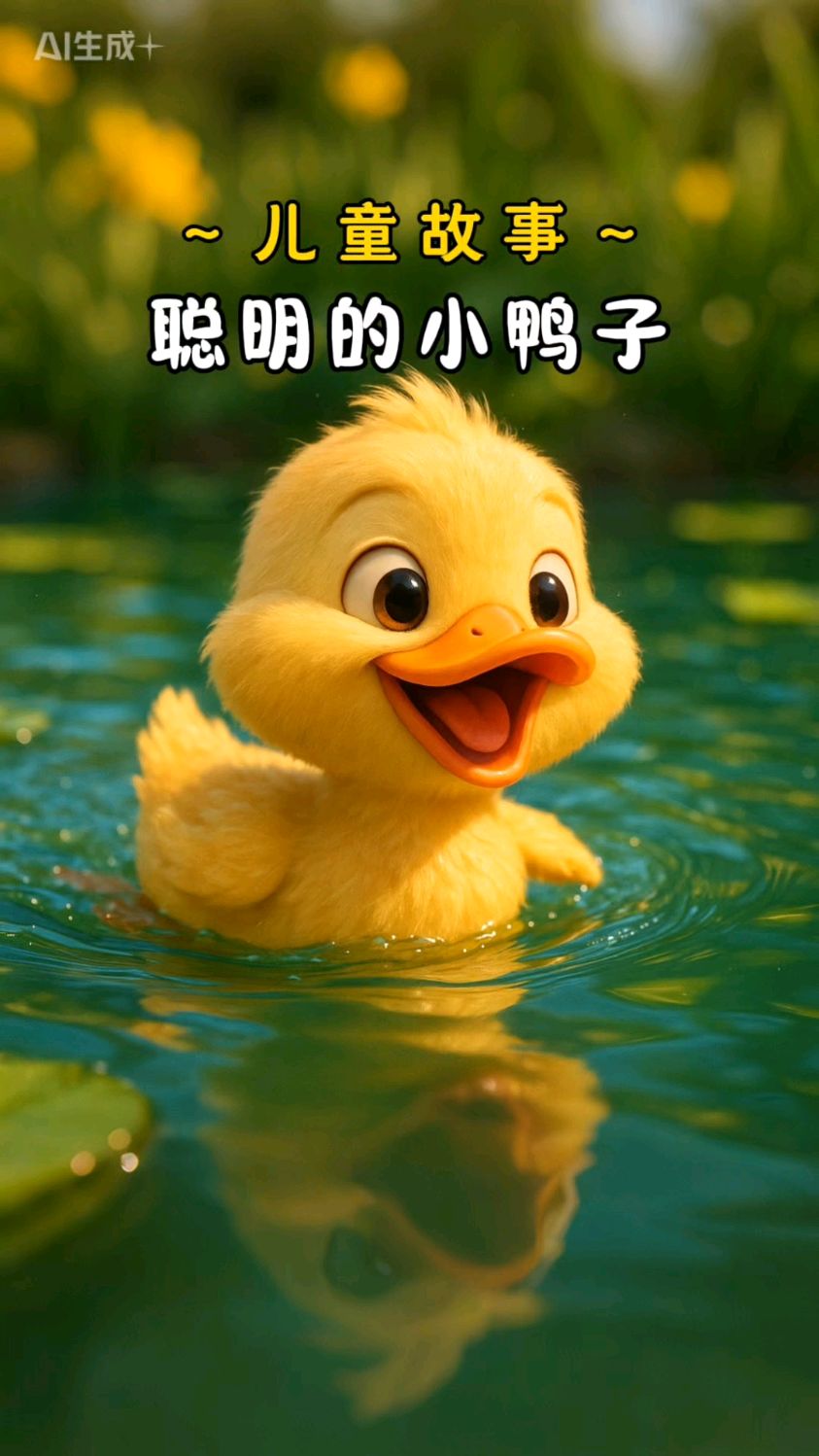 儿童故事《聪明的小鸭子》