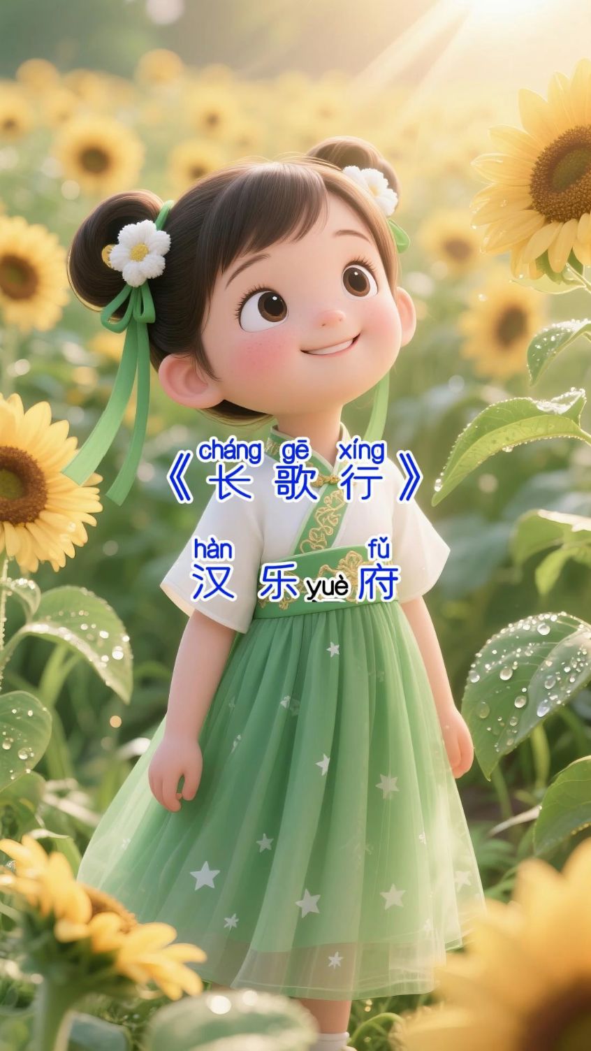 小学生必背古诗《长歌行》汉乐府
