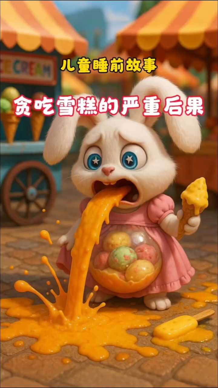 《贪吃雪糕的严重后果》~儿童睡前故事