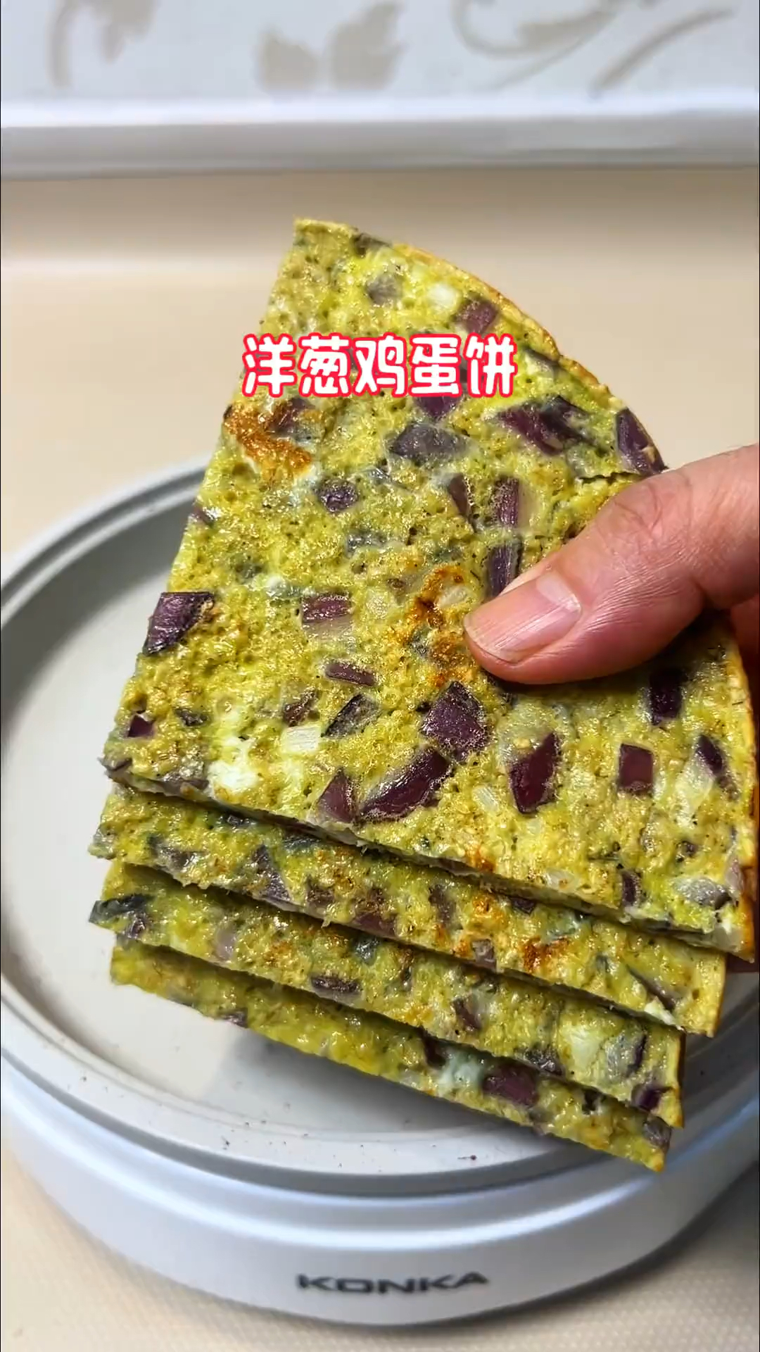 早餐代餐主食,燕麦麸皮鸡蛋饼,热量低饱腹感很强
