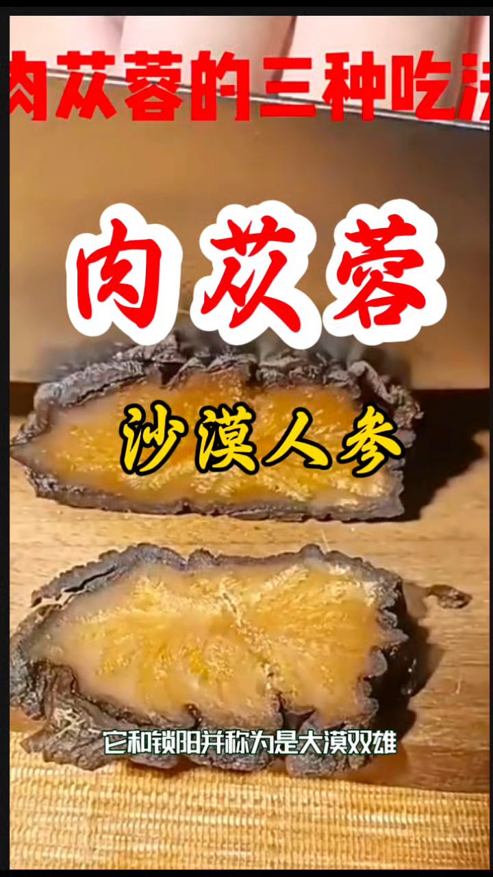 沙漠人参【肉苁蓉】有这几种吃法