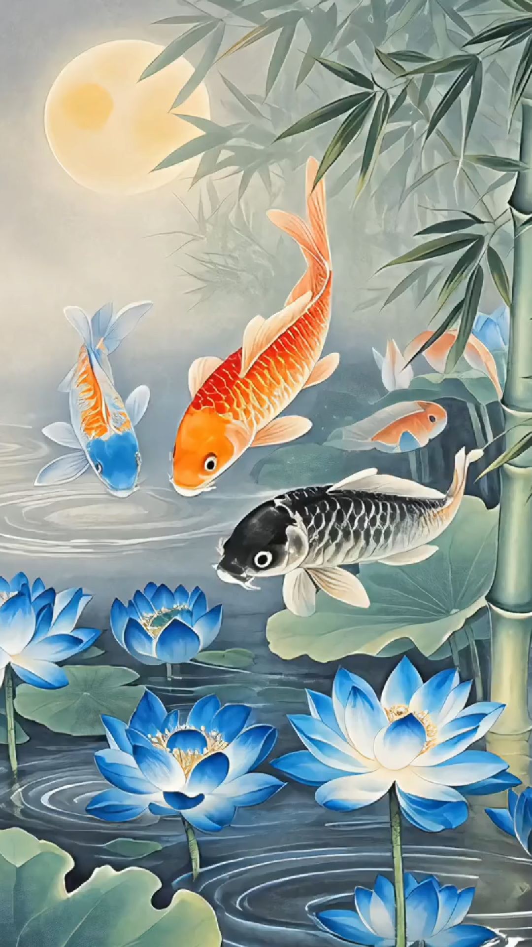 鸟语花香鱼儿游,好运来了!