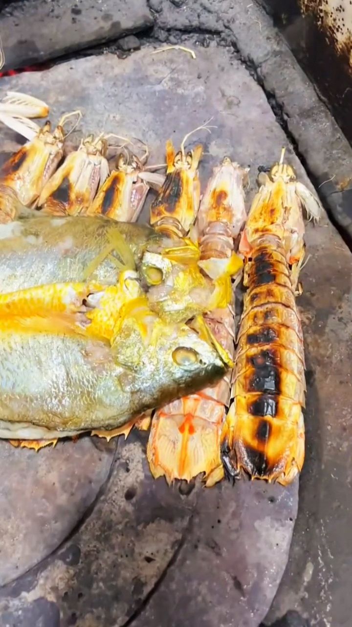 制作好吃美味烤海鲜