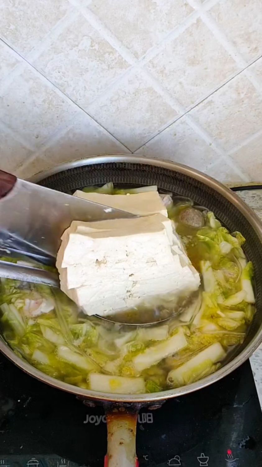 制作白菜炖豆腐的做法