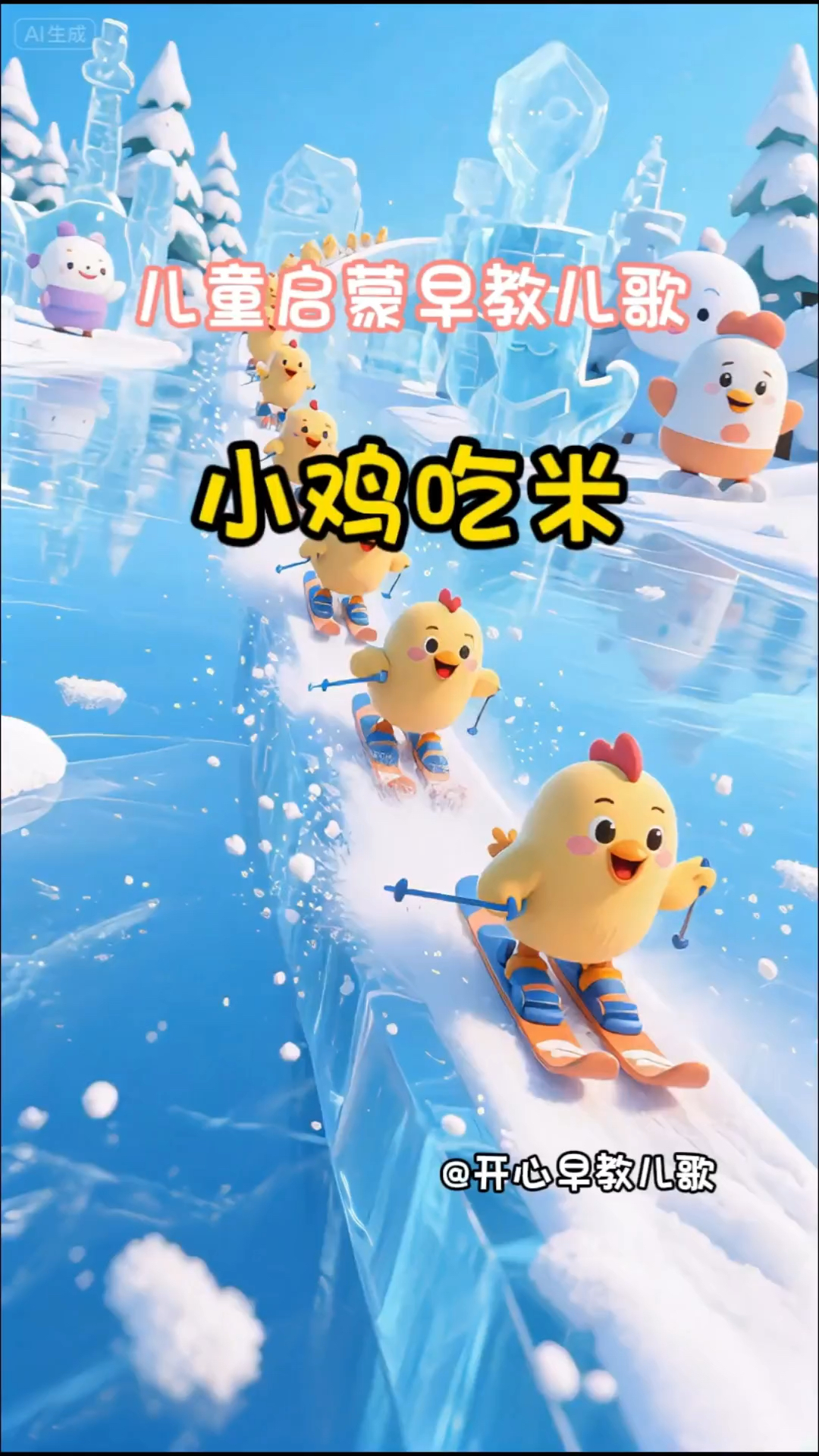 儿童早教儿歌-小鸡吃米