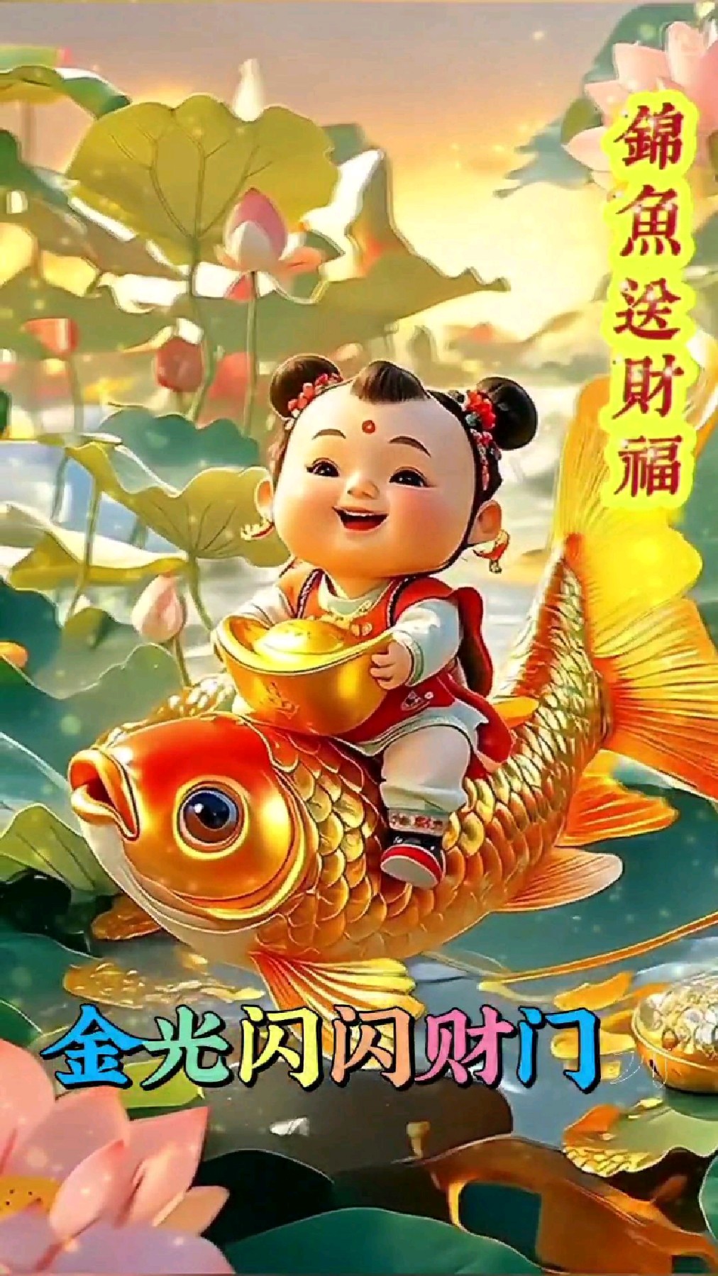 #锦鱼送财#见者好运#见者发财