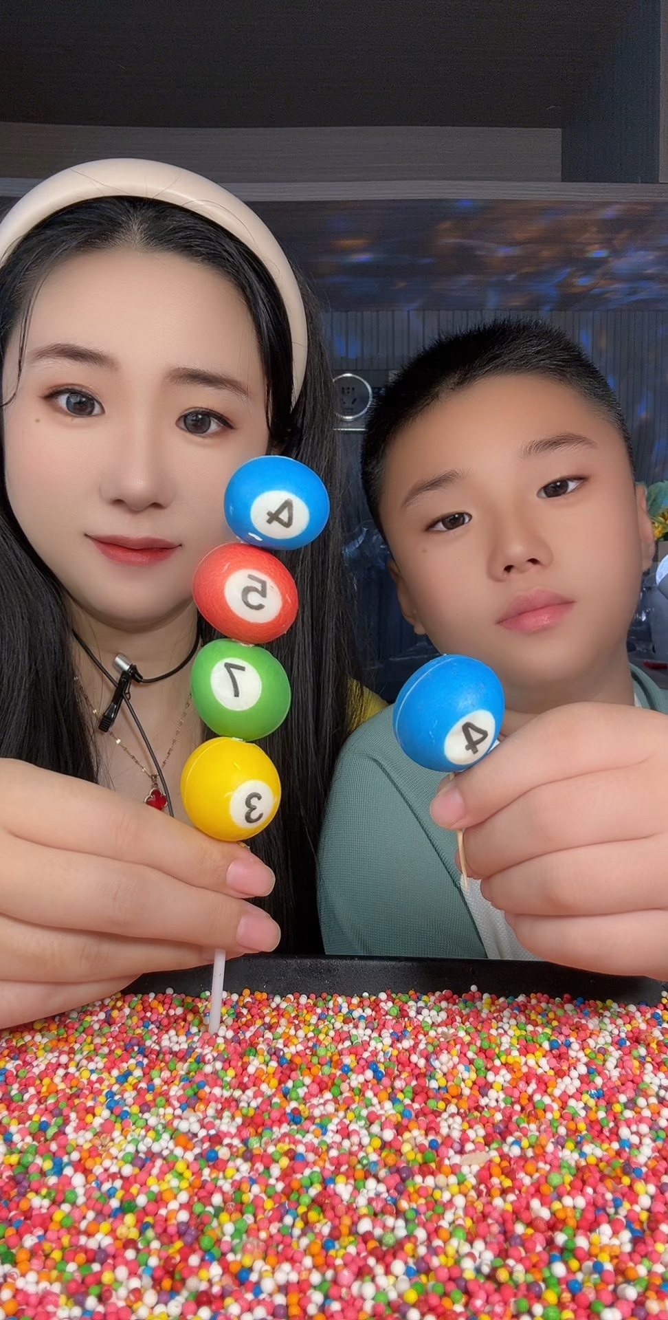 今天吃台球巧克力