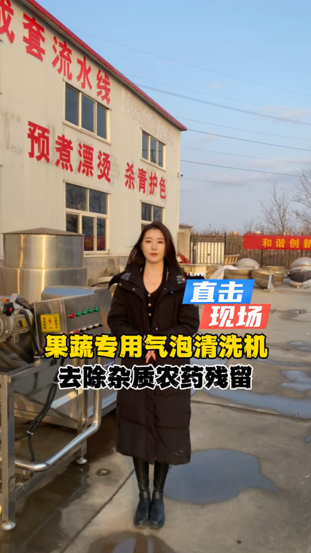 预制菜加工成套设备。气泡清洗流水线