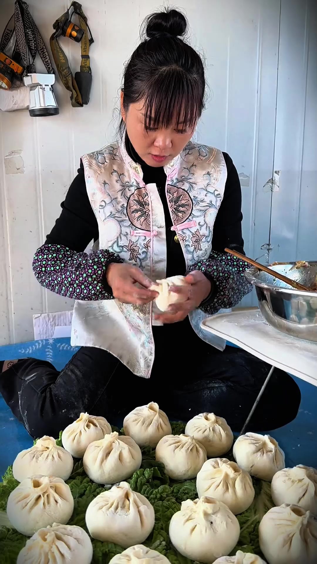 北大荒这风是真大,回去蒸热气腾腾的包子吃