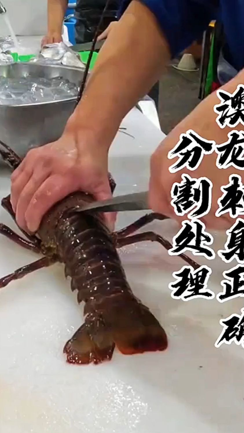 澳龙刺身正确的分割处理过程