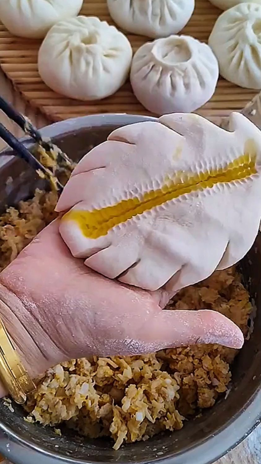 特殊造型包子的花式包法