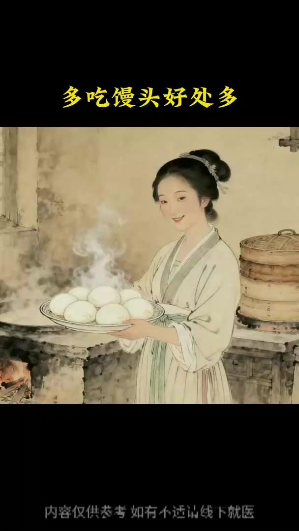 多吃馒头好处多!快分享给身边人吧,健康养生小妙招。
