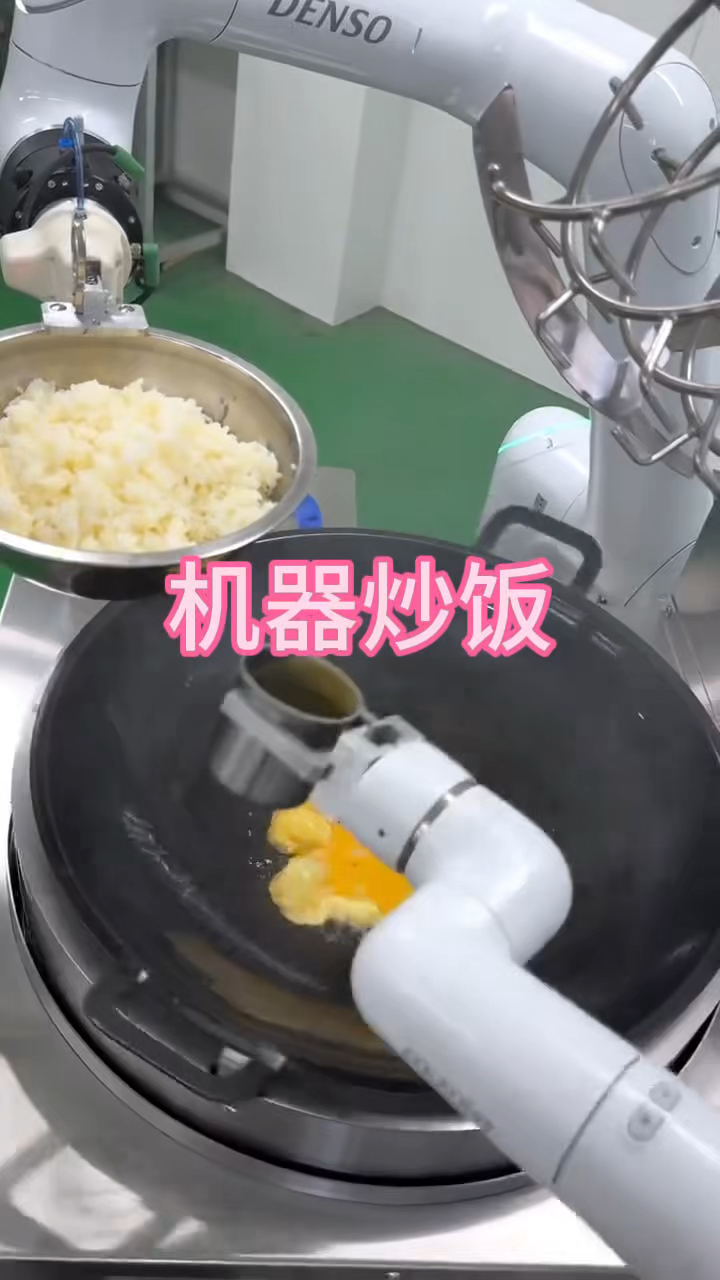 你见过会炒饭的机器吗