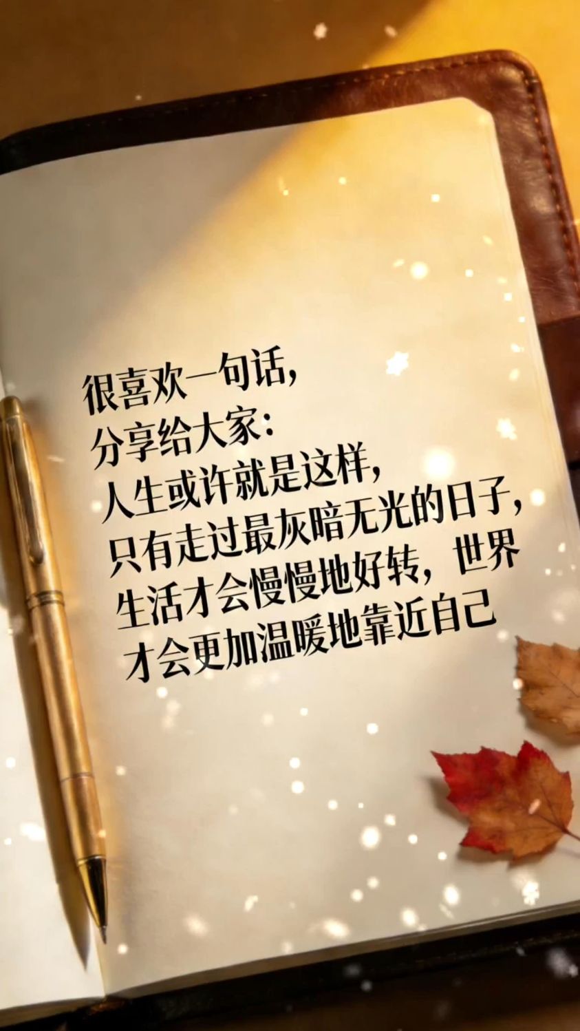 每日鸡汤强灌你心