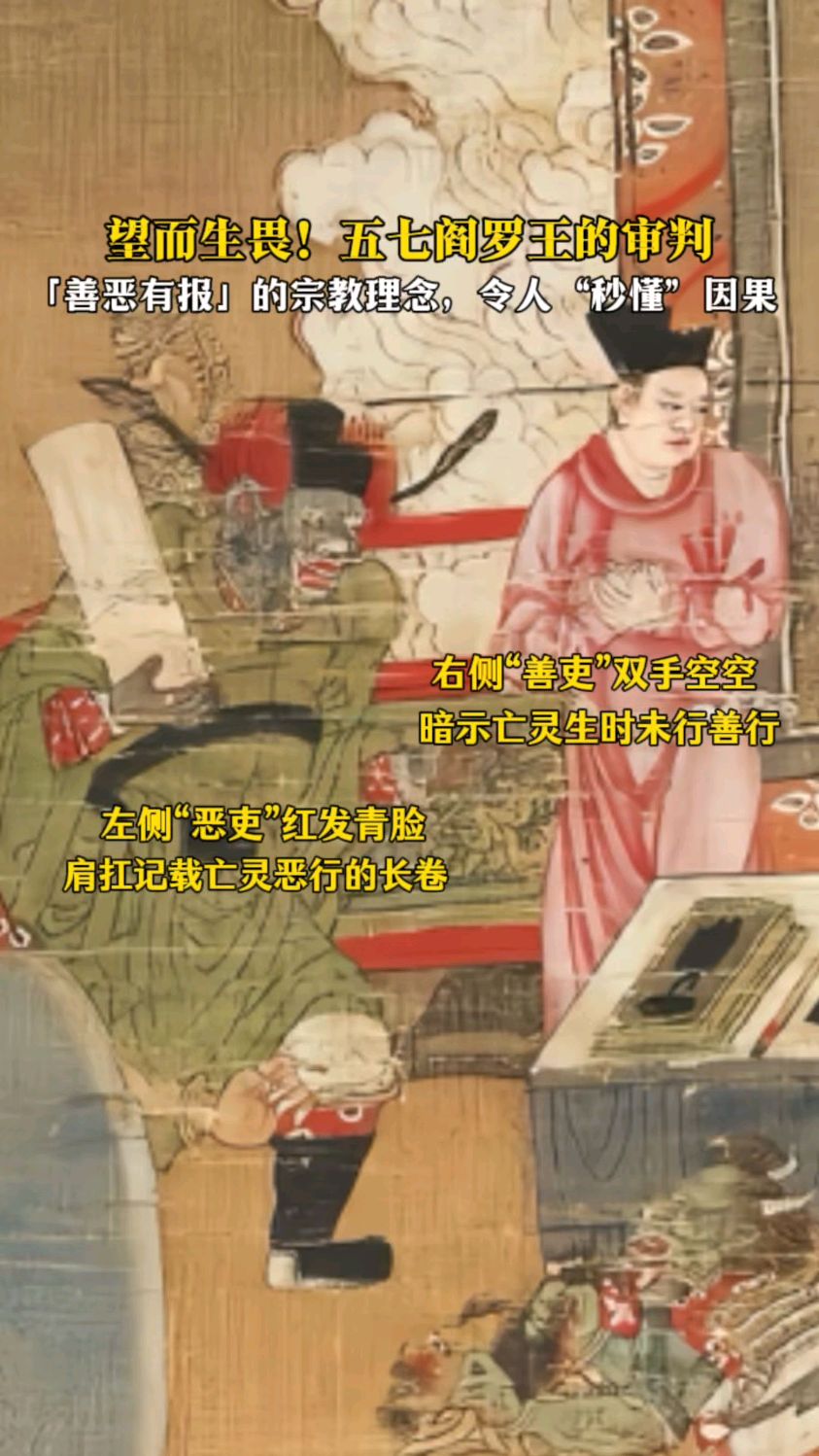 宋元时期民间画访的作品,“善恶有报”令人生畏