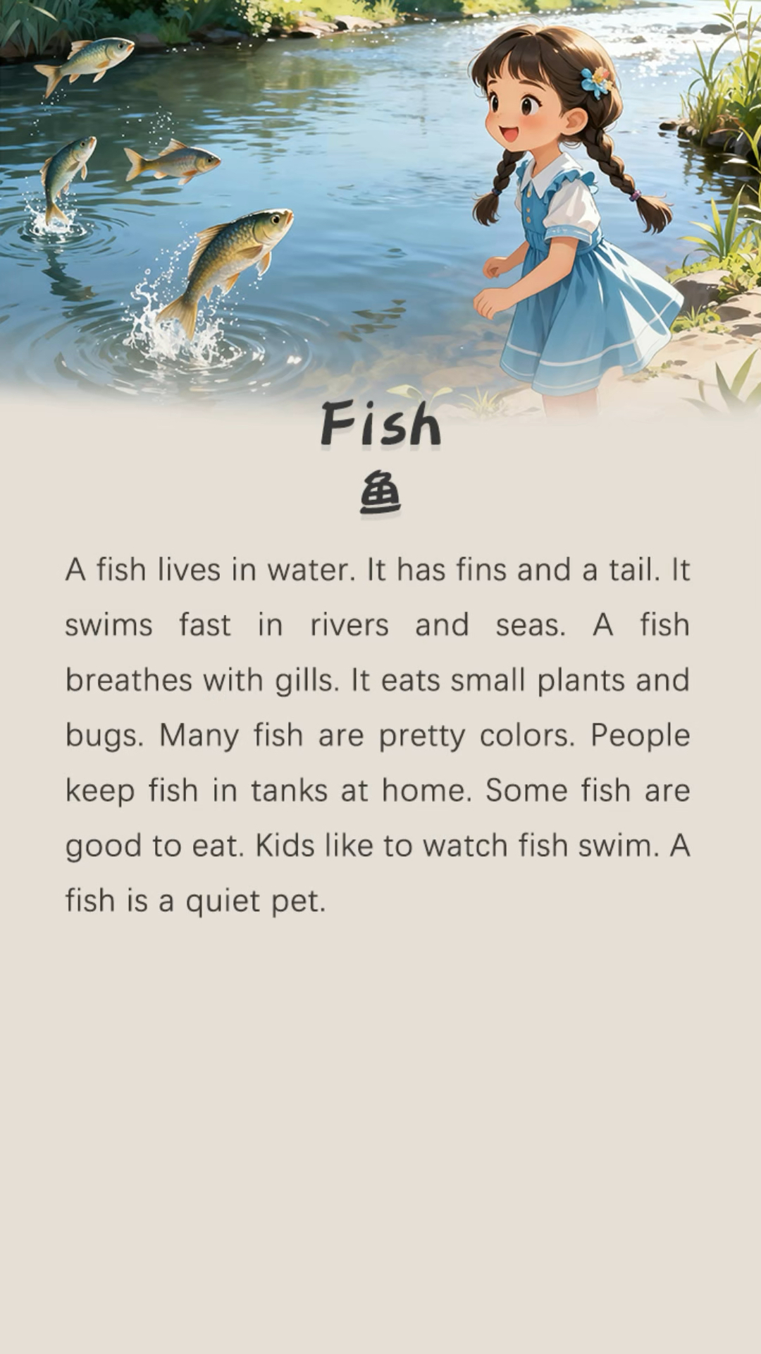 坚持英语听读100天-鱼《Fish》