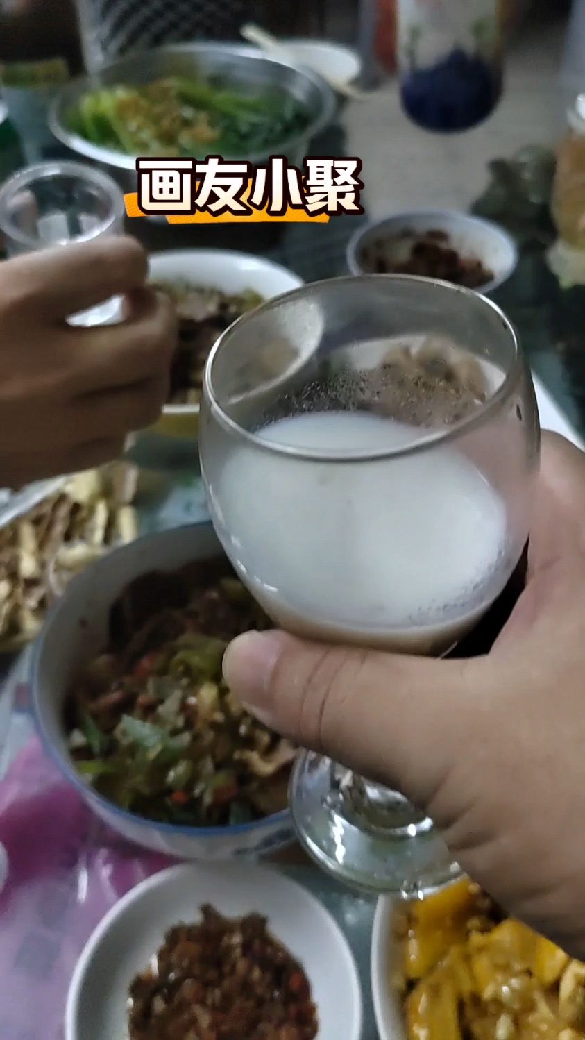 周末画友小聚,每人做一道菜,快乐如此简单