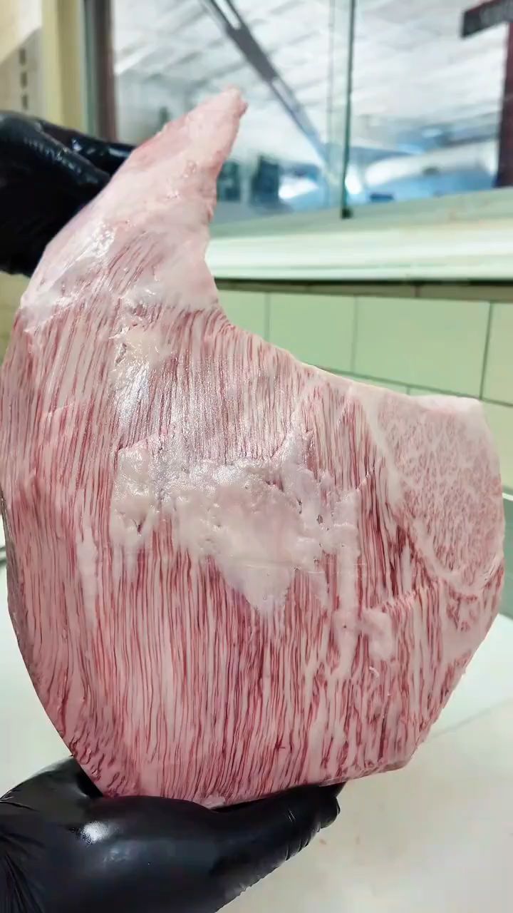 雪花牛肉简单解压的切法