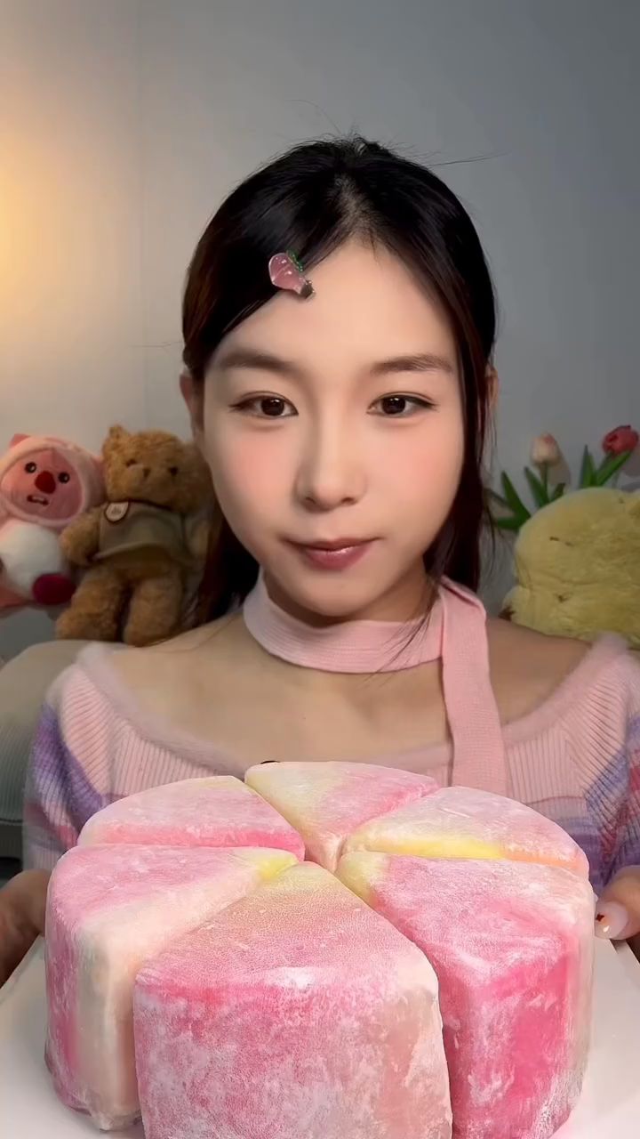 又吃上joy同款蜜桃芝士麻薯蛋糕啦