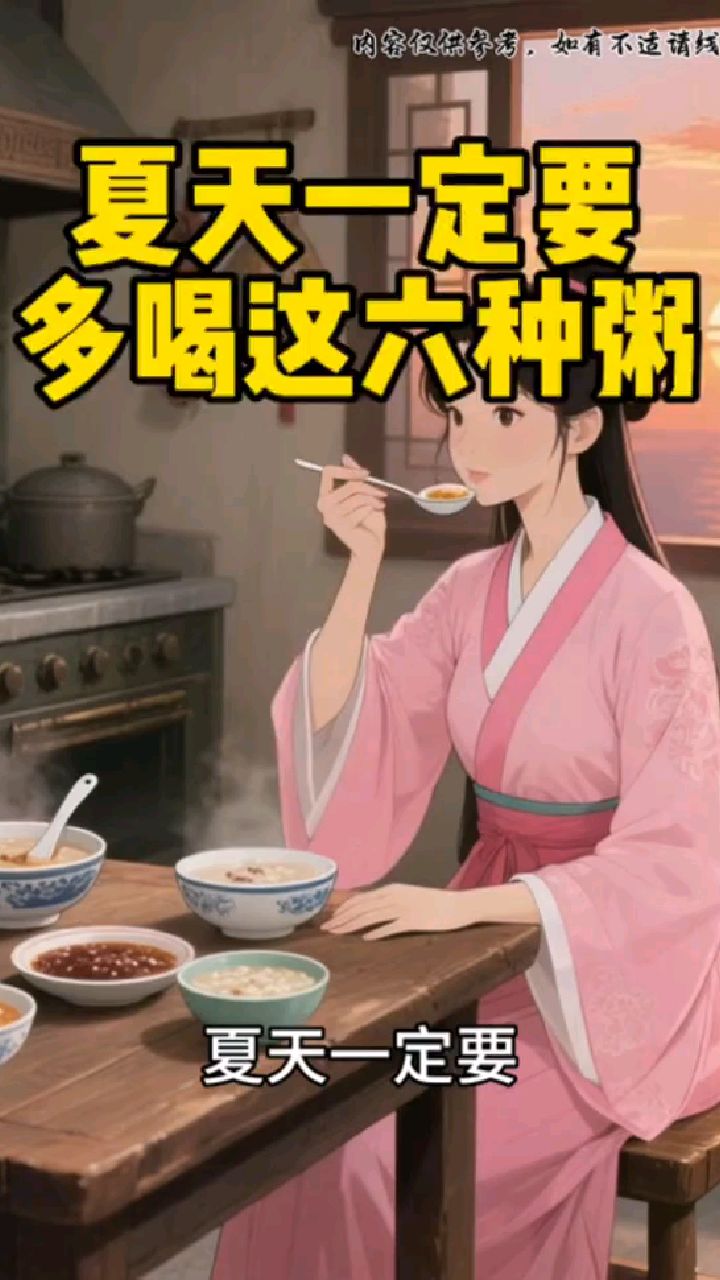 夏天一定要多喝这六种粥，你适合喝哪种粥！#养生知识#养生之道