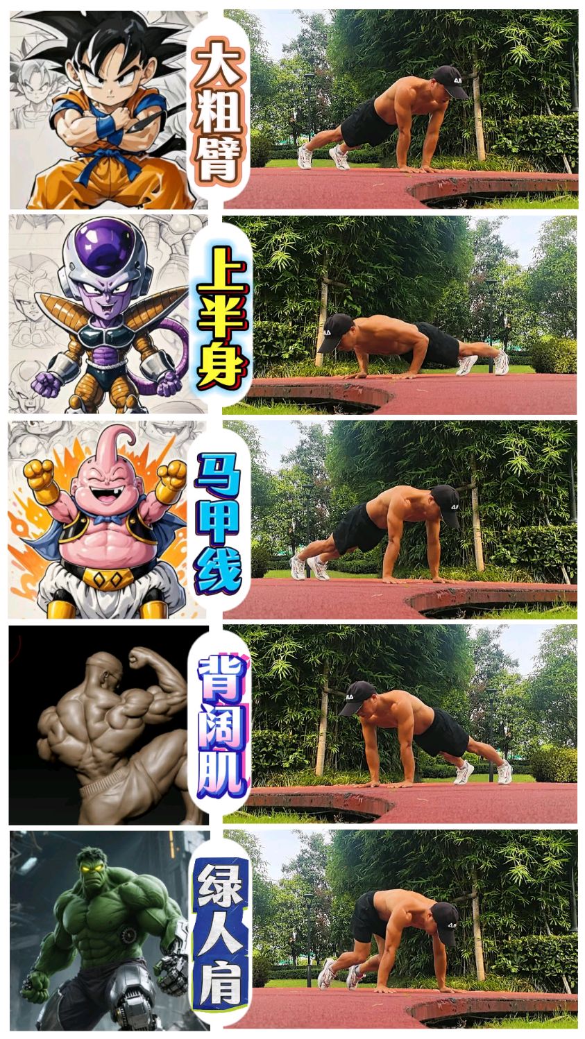 上半身肌肉练起来