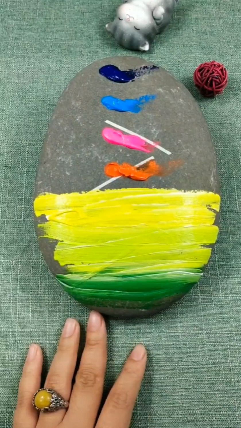 鹅卵石绘画,喜欢吗