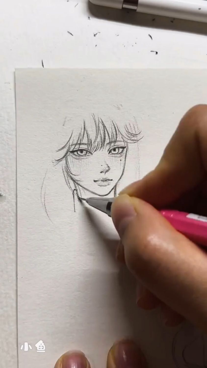 素描绘画,用心制作