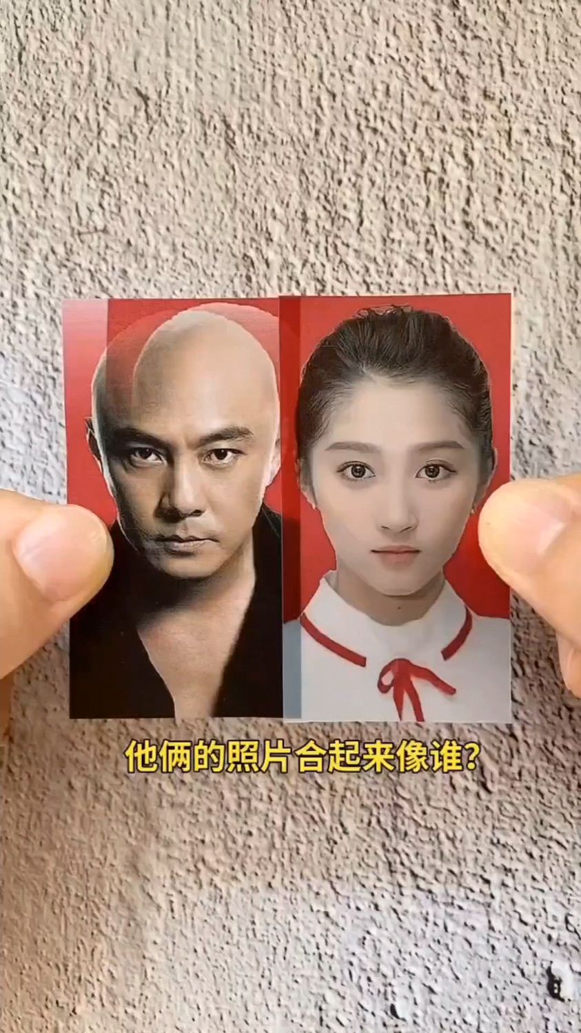 把他们的照片合起来,会变成谁