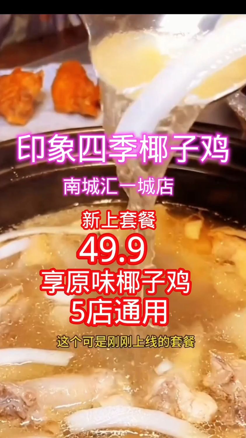 东莞南城印象四季椰子鸡汇一城店